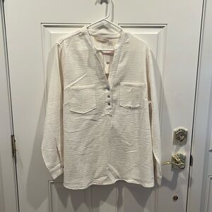 Soft surroundings gauze tunic